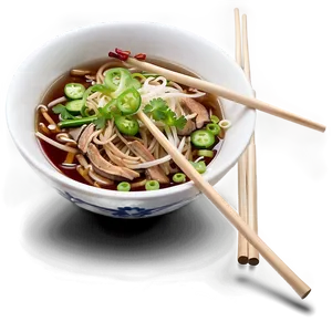 Pho With Hoisin Sauce PNG Vat PNG