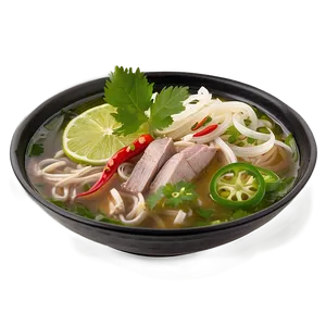 Pho With Lime And Chili Png Yab PNG image