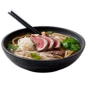 Pho With Rare Beef PNG 1 PNG