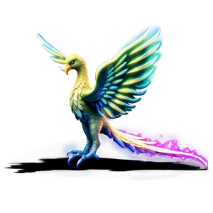 Phoenix Fantasy Scene PNG 50