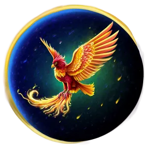 Phoenix In Fire Circle Png Awy92 PNG image