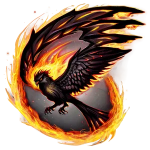Phoenix In Flames PNG 82