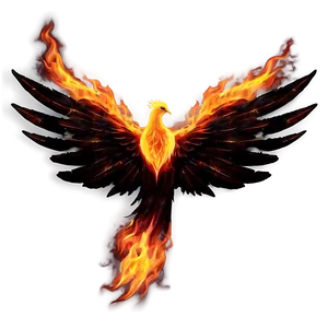 Phoenix In Flames PNG Bjt PNG