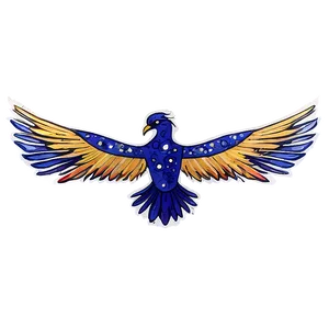 Phoenix In Starry Night PNG 05062024