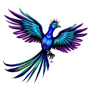 Phoenix Mythical Bird PNG Ekc22