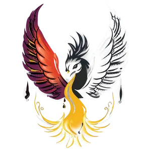 Phoenix Neck Tattoo Projects PNG 06122024 PNG
