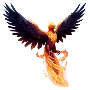 Phoenix Rising From Ashes PNG Cqn48 PNG