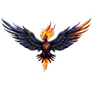 Phoenix Rising From Ashes PNG Ieo25 PNG