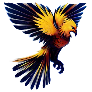 Phoenix Silhouette PNG Pum