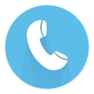 Phone App Icon Blue Background PNG image