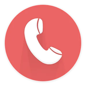 Phone App Icon Red Background PNG image