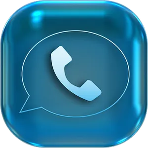 Phone Chat App Icon PNG image