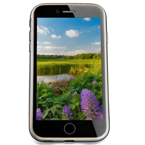 Phone Mockup In Nature PNG Mhp PNG