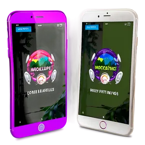 Phone Screen Display Mockup PNG Dsh PNG