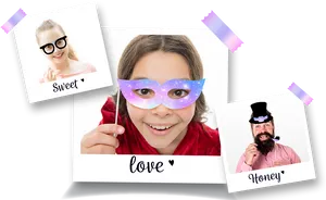 Photobooth Fun Moments PNG