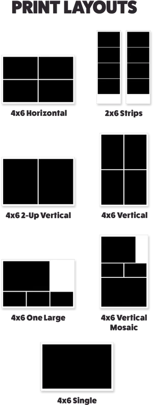 Photobooth Print Layout Options