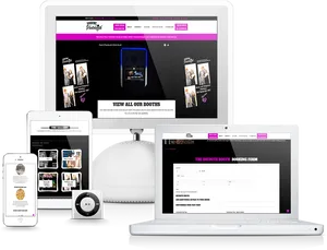 Photobooth Website Responsive Design