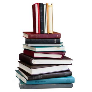 Photography Books Stack PNG 05252024 PNG