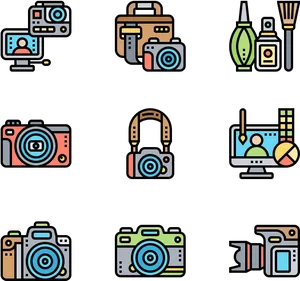 Photography Icons Set