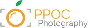 Photography Logo Orangeand Gray PNG image