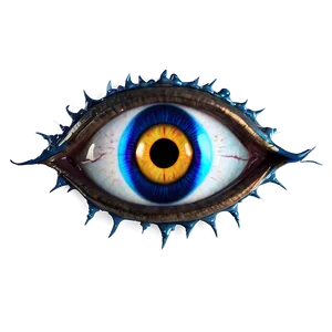 Photorealistic Evil Eye PNG Qco37
