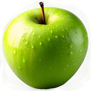Photorealistic Green Apple PNG Apf