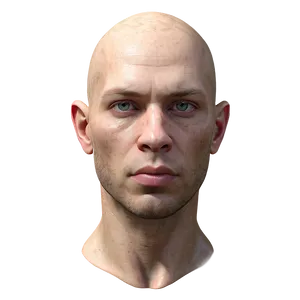 Photorealistic Human Head Png Ghq64 PNG image