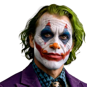 Photorealistic Joker Makeup PNG 52