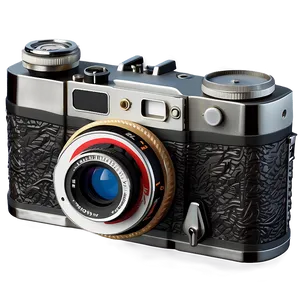 Photorealistic Vintage Camera PNG 98
