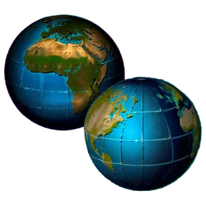 Physical Globe Texture Png 8 PNG image