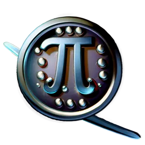 Pi Symbol Shining Brightly Png Ffw PNG image