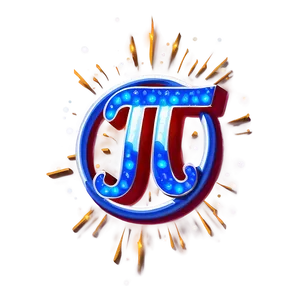 Pi Symbol Shining Brightly Png Kvi78 PNG image