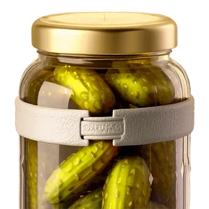 Pickle Jar With Lid PNG 06212024