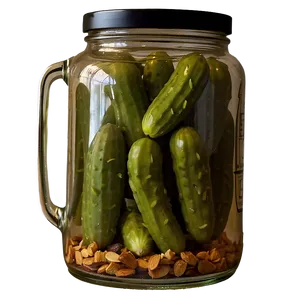 Pickle Jar With Spoon Png 06212024 PNG image