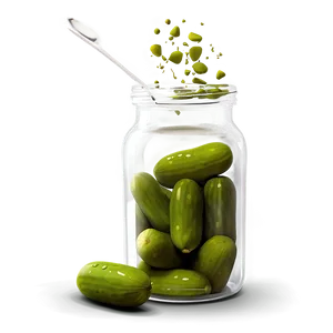 Pickle Jar With Spoon PNG Pov69 PNG