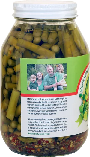 Pickled_ Asparagus_ Jar_ Family_ Brand PNG