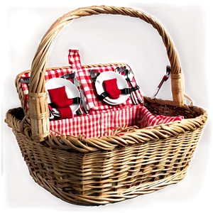 Picnic Basket For One Png 06122024 PNG image