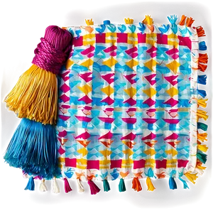 Picnic Blanket With Tassels Png 49 PNG image