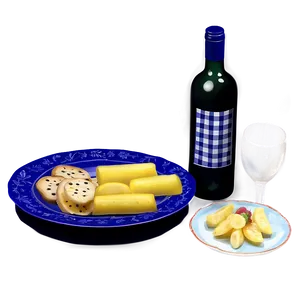 Picnic Plates Set PNG Hnw97 PNG