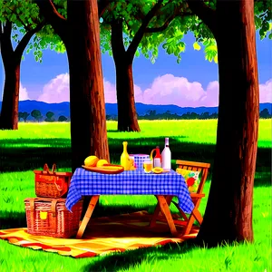 Picnic Under Trees PNG 48