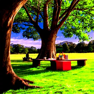 Picnic Under Trees PNG 68