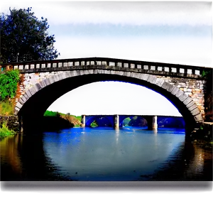 Picturesque Canal Bridge Png Dhm69 PNG image