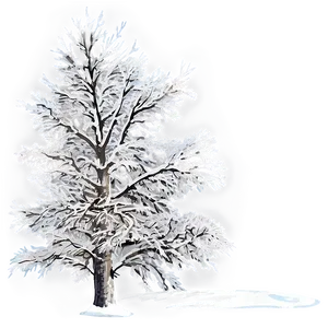 Picturesque Snowy Tree PNG Jxt62 PNG
