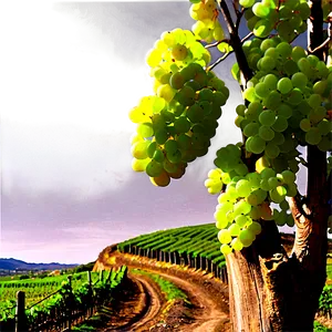 Picturesque Vineyard Path PNG 06202024 PNG