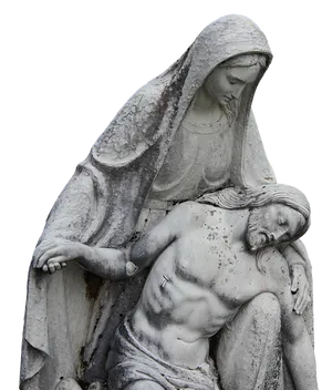 Pieta Statue Depiction