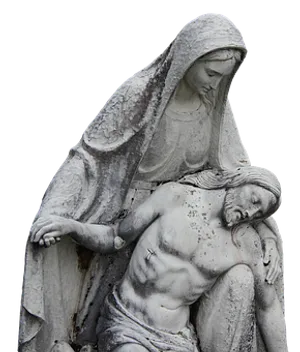Pieta Statue Depiction
