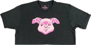 Pig Face T Shirt Graphic PNG image