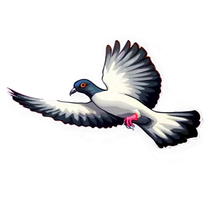 Pigeon Flying PNG Bay38