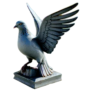 Pigeon Statue PNG 05242024