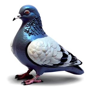 Pigeon Statue PNG 05242024